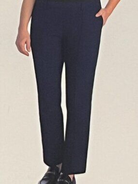 Hilary Radley Pull-on Style Pants Wide Comfort Waistband Size L